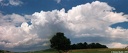 Cumulonimbus en juillet 1999. Depuis Larribar-Sorhapuru (64)