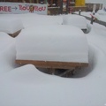  L'épaisseur de neige à la station de ski. Photo 15.01.13