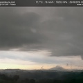 Fort orage le matin sur Urt se déplaçant en Béarn durant la matinée - Webcam d'Urt à 9h05