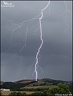 14 Septembre 2016 - Superbe impact de foudre ramifié sur une colline au Pays-basque, à Juxue (64)