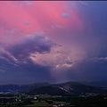 21h24 - Belle ambiance orageuse en direction d'Aussurucq (64)