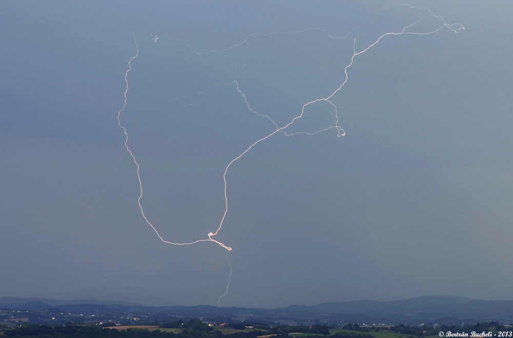 Impact de Foudre en Béarn